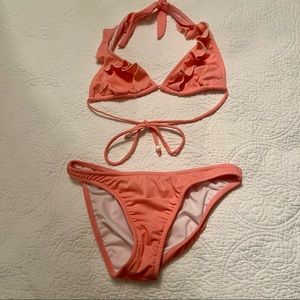 Venus coral bikini size 8